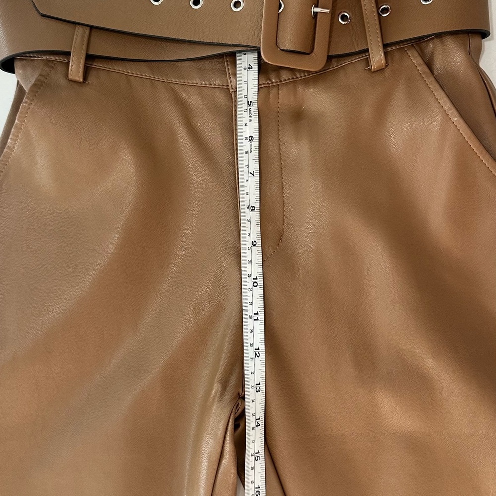 Venti6 Faux Leather Pants with Belt – Size S & M (New with Tags) - Picture 12 of 16